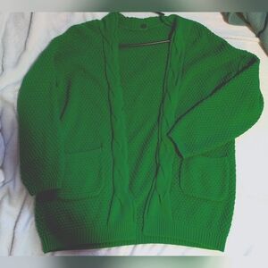 Kelly Green Cardigan Excellent Condition Size M